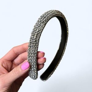 Elegant Silver Rhinestone Headband